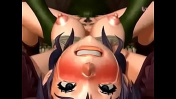 Monster fucks girl and breeds her