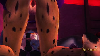 Furry Yiff Hentai Point Of View suck and penetrated Cat x Leopard