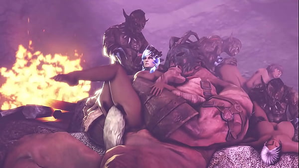 Ogro Destroi a Buceta de Mulher