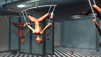 Cute sexy girl and fucking machine!