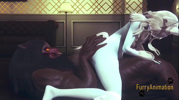Furry Hentai – Demond Wolf & Artic Fox blowjob and fucked – Japanese Yiff Anime Manga 3D