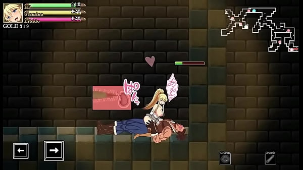 Pretty girl having sex with men in Lady thief misery action hentai game