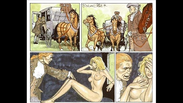 Cute Little Blonde in Sexual Bondage Comic