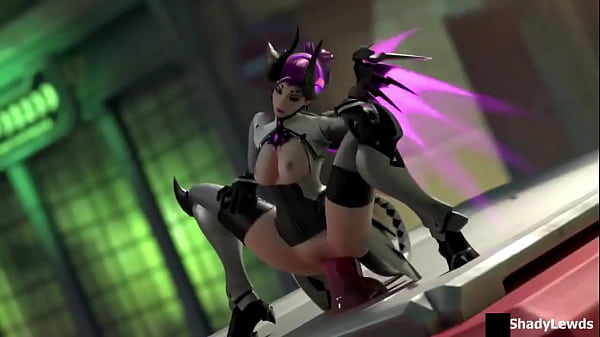 Mercy Riding A Big Dildo (With Sound)