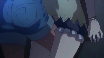 Lesbian Anime kiss