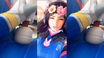 Cosplay DVA Camgirl gozando gostoso putinha safada na webcam