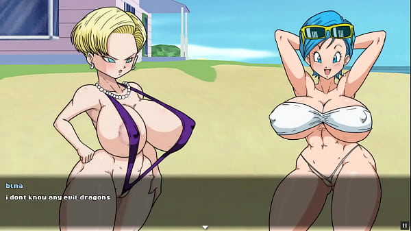 Super Slut Z Tournament 2 [Dragon Ball Hentai game Parody] Ep.2 android 18 sex fight against her doppleganger